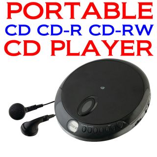 gpx pc101b portable compact cd cd r cd rw player