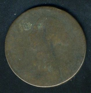 great britain half penny 1862 queen victoria coin as shown