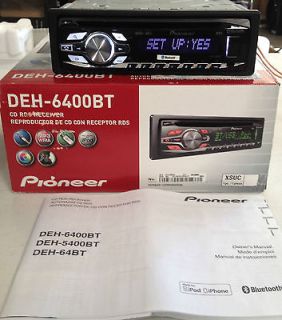pioneer deh 6400bt cd player car stereo receiver bluetooth usb