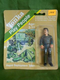   1982 RAPID DEPLOYMENT TEAM ARMY FIGURE Tonka Play People MOC NIP MINT