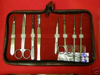 KIT FORCPS SCISSOR PACK SURGICAL VETERINARY DISSECTING