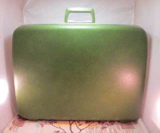   Samsonite Silhouette Green Hardside 25 Pullman Suitcase w Polka Dots