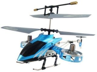   GENUINE BLUE Z008 AVATAR 4 CHANNEL GYRO MINI METAL FRAME RC HELICOPTER