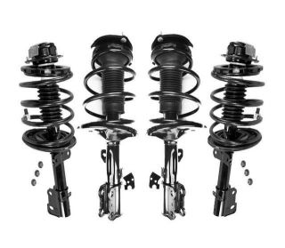 Front & Rear Strut & Coil Spring Assembly Quick 4pc Kit Toyota Camry 