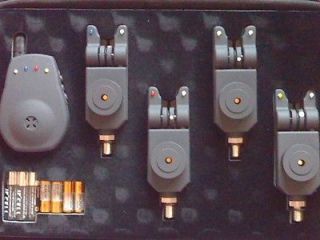 Wireless Bite Alarms and Receiver in Case Slimline Mag Roller Set