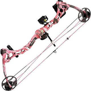 Fred Bear Apprentice 2 Youth Bow 20 50 LB PINK CAMO Complete PKG Ready 