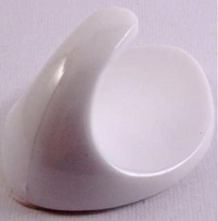 Self Adhesive Sticky Stick On Door Wall Tile Hook White Oval Shape 