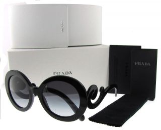 prada spr 27n 1ab 3m1 black spr27n designer sunglasses