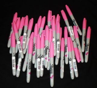 12 Sharpie City Of Hope Pink Ribbon Breast Cancer Awareness Permanent 