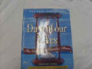 Vtg Days Of Our Lives 30 Anniversary Soap Opera Book with candid 