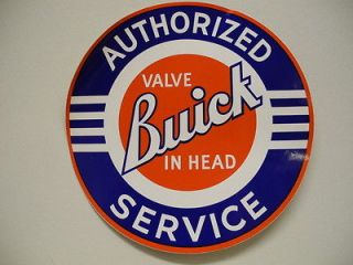 buick authorized service circular decal sign 10 