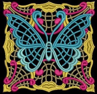fsl butterfly lace machine embroidery designs 5x5 cd 