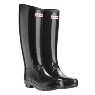 Hunter Wellington Welly Boots Regent Neoprene Black Size 6 Eu39 New 