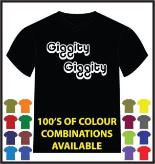   GIGGITY Printed T Shirt Funny Comedy Adult MULTIPLE COLOURS Quagmire