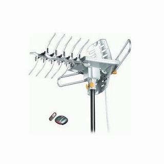  2605 UHF/VHF HDTV Antenna with Remote Control, 2 TV Output Connectors