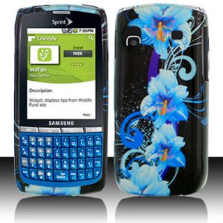 Newly listed Blue Flower Hard Case Cover For Samsung Replenish M580