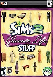The Sims 2 Glamour Life Stuff w/access code and original case, GUC 