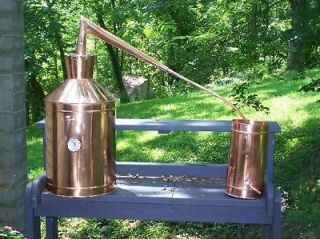   Gallon Copper Moonshine Still with copper condensing can By Ron Yurcak