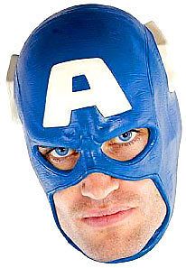 captain america comic avenger 19064 deluxe adult mask time left