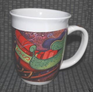 royal norfolk greenbrier coffee mug cup christmas santa time left