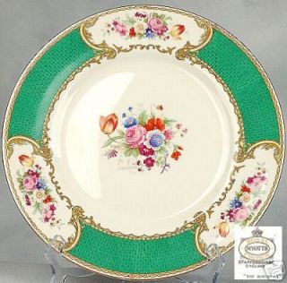 ROYAL CROWN MYOTTS ARTIST SIGNED  THE BOUQUET  PLATE