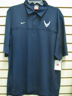 Blue Nike Fit Dry U.S. Air Force Polo Size Large New With Tag