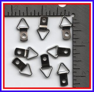 100 mini triangle d rings hangers with 100 4 screws