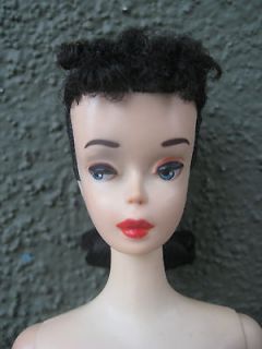 Beautiful Brunette #3 Barbie Doll   Original Paint 1960 Great Hair No 