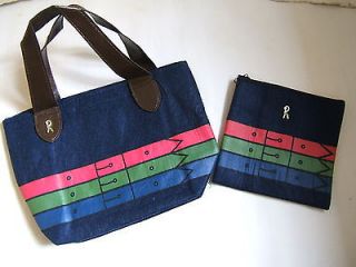 ROBERTA DI CAMERINO Blue Small Handbag with Purse (Japan Magazine 
