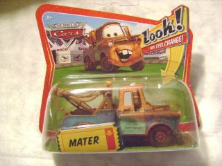 DISNEY PIXAR WORLD OF CARS:LOOK! MY EYES CHANGE! *TOW & SALVAGE MATER*