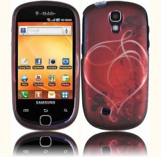 Samsung Galaxy Q SGH T589w Slider Faceplate Phone Cover Case HEART ON 