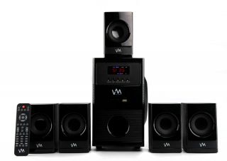 Audio VMHS512 600W 5.1 Home Multi Media Surround Sound Speakers System 