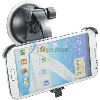 Black New Car Mount Cradle Holder For. Samsung Galaxy Note 2 II N7100 