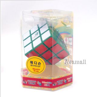 RUBIKS RUBIKS Edison cube 3x3x3  Green  PUZZLE CUBE Rubix Rubik 
