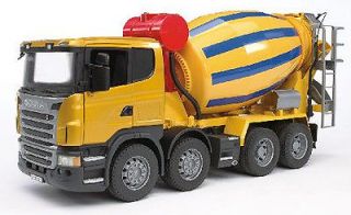 Bruder Toys   Scania R Series Cement Mixer Truck Toy   NEW IN BOX
