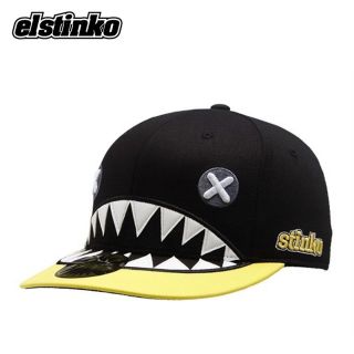 NEW COOL ELSTINKO STINKO BLACK FITTED CAP FOR UNISEX HATS ELSFIC3013BK