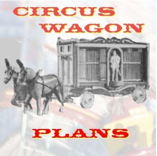 16 SCALE MODEL CIRCUS ANIMAL WAGON INCLUDES PLANS FOR, HORSE 
