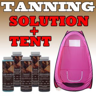 PINK Tanning Booth Pop Up Tent   Airbrush Spray Tan Mobile Sunless 