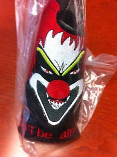   Halloween Angry Clown Putter Cover fits Scotty Cameron, Bettinardi