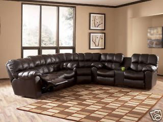 BARI CONTEMP​ORARY GENUINE LEATHER RECLINER SOFA COUCH SECTIONAL SET 