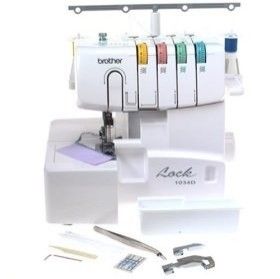 brother lay in thread serger mechanical sewing machine time left