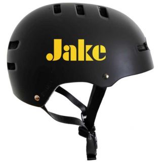   NAME Custom BMX Bike Scooter Skateboard Helmet Stickers Decals