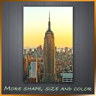Empire State Building New York  Cityscape Modern Canvas Wall Art 