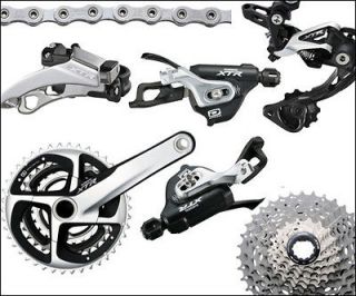 NEW Shimano XTR 985 Dyna Sys 2x10 Speed 7 Piece Groupset 40/28 RD M981 