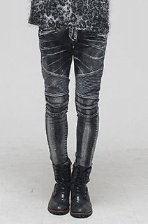 Unisex silver slim Gray denim Pants jean by Fs1020 Designer Brand 