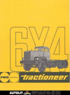 1970 fwd tractioneer 6x4 truck sales brochure 