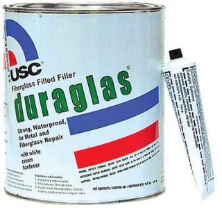 usc duraglas fiberglass body filler putty gallon time left $
