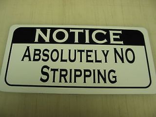 ABSOLUTELY NO STRIPPING Sign 4 billiard Ball Table Bar pool hall neon 
