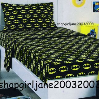 batman dc comics king single bed fitted sheet set from