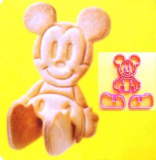 3D Mickey Mouse stand baking biscuit cookie cutter mold set 115A113